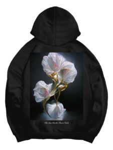 Purple Brand Oversized Bloom Hoodie 'Black' "Black"