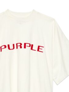 Purple Brand Wordmark logo-print cotton T-shirt