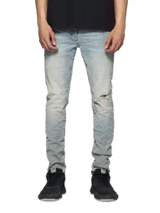 Purple Brand Venice Distressed Skinny-Fit Jeans