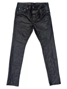 Purple Brand Patent Film Cargo Low-Rise Pants