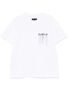 Purple Brand logo-print T-shirt