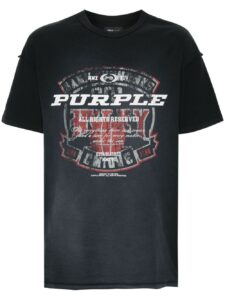 Purple Brand logo-print T-shirt