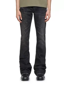 Purple Brand Coated Super Stack Flare Jeans