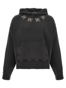 Palm Angels Palm Angels Monogram Printed Drop Shoulder Hoodie