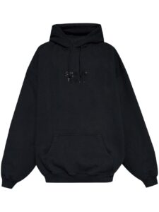 VETEMENTS logo-print cotton hoodie