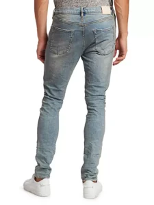 Purple Brand Distressed Stretch-Skinny Jeans