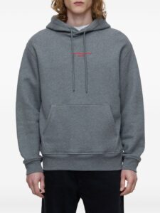 Closed printed-logo hoodie