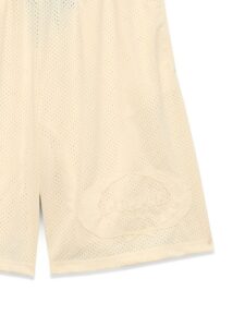 Purple Brand Crest mesh track shorts